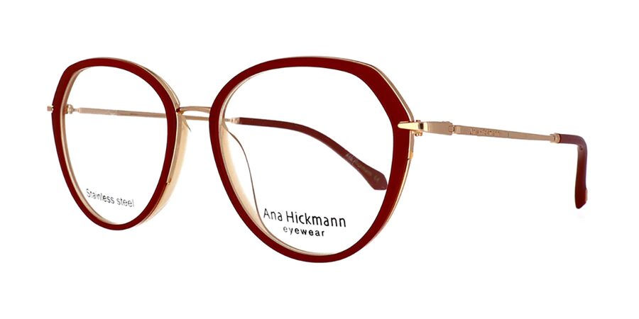 Ana Hickmann correctiebril, bordeaux